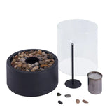 GlowLuxe Trendy Portable Table Fire Lantern - Stylish Outdoor & Indoor Decor