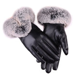 SilkGlide Trendy PU Leather Gloves for Women - Stylish & Comfortable Fashion Accessory