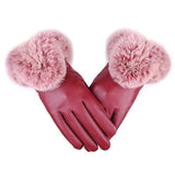SilkGlide Trendy PU Leather Gloves for Women - Stylish & Comfortable Fashion Accessory