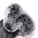 SilkGlide Trendy PU Leather Gloves for Women - Stylish & Comfortable Fashion Accessory