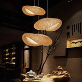 NaturGlow Trendy Rattan Pendant Light - Boho Chic Hanging Lamp for Modern Home Decor