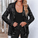 Trendy Sequined Blazer – Olivia