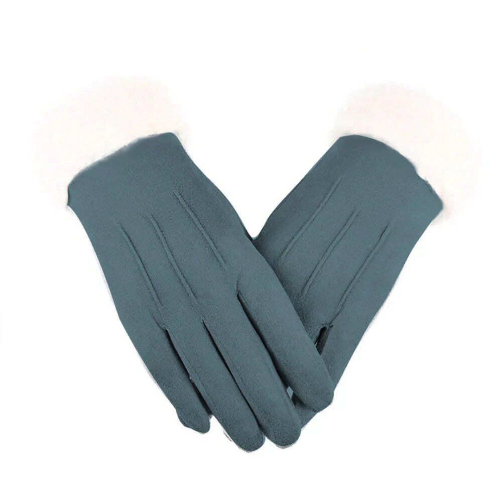 Stylish Mirella Suede Gloves for Women - Trendy Fashion Accessory