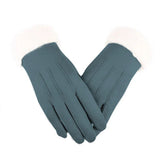 Stylish Mirella Suede Gloves for Women - Trendy Fashion Accessory