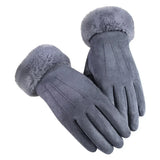 Stylish Mirella Suede Gloves for Women - Trendy Fashion Accessory