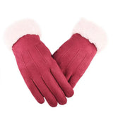 Stylish Mirella Suede Gloves for Women - Trendy Fashion Accessory