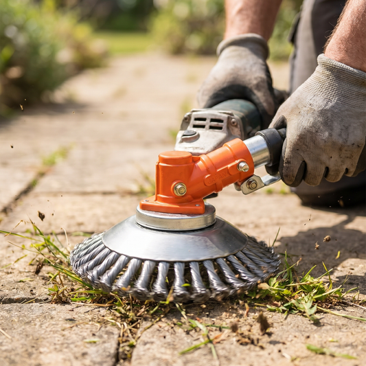 Weed Trimmer Head Attachment – Carbon Steel Construction, Heavy-Duty Design & Replacement Kit