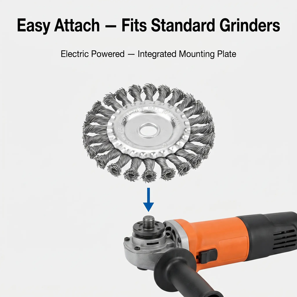 Weed Trimmer Head Attachment – Carbon Steel Construction, Heavy-Duty Design & Replacement Kit