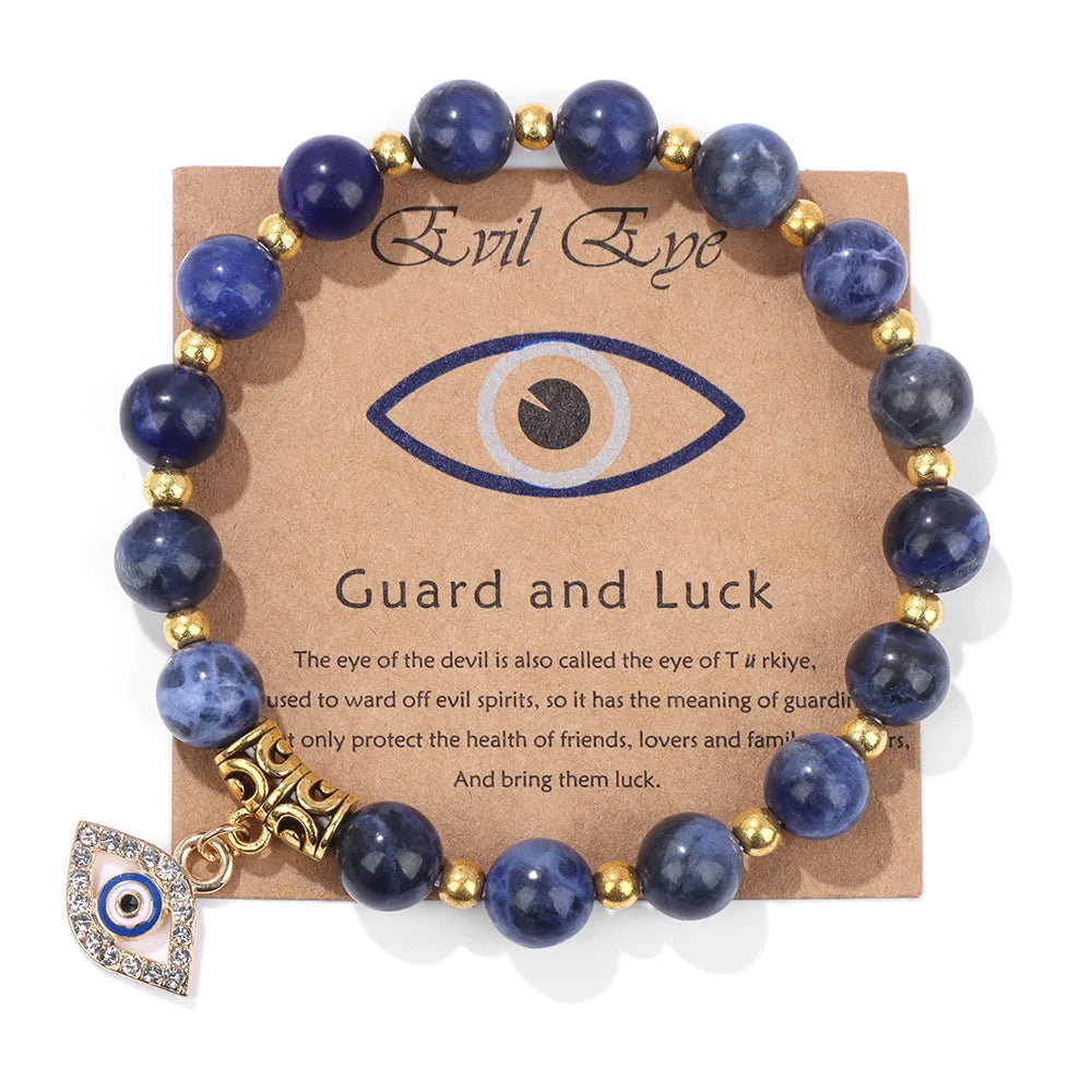 Turkish Evil Eye Pendant Bracelet | Protective Beaded Jewelry for Luck and Safety