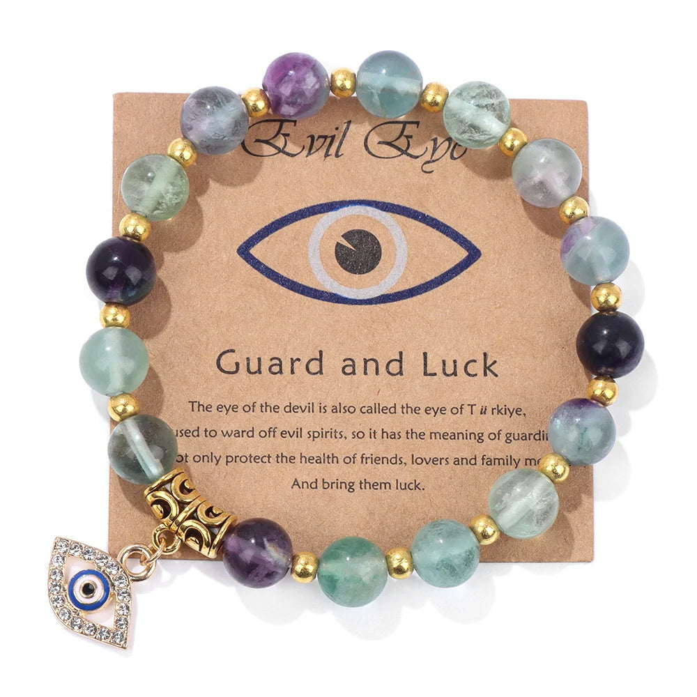 Turkish Evil Eye Pendant Bracelet | Protective Beaded Jewelry for Luck and Safety