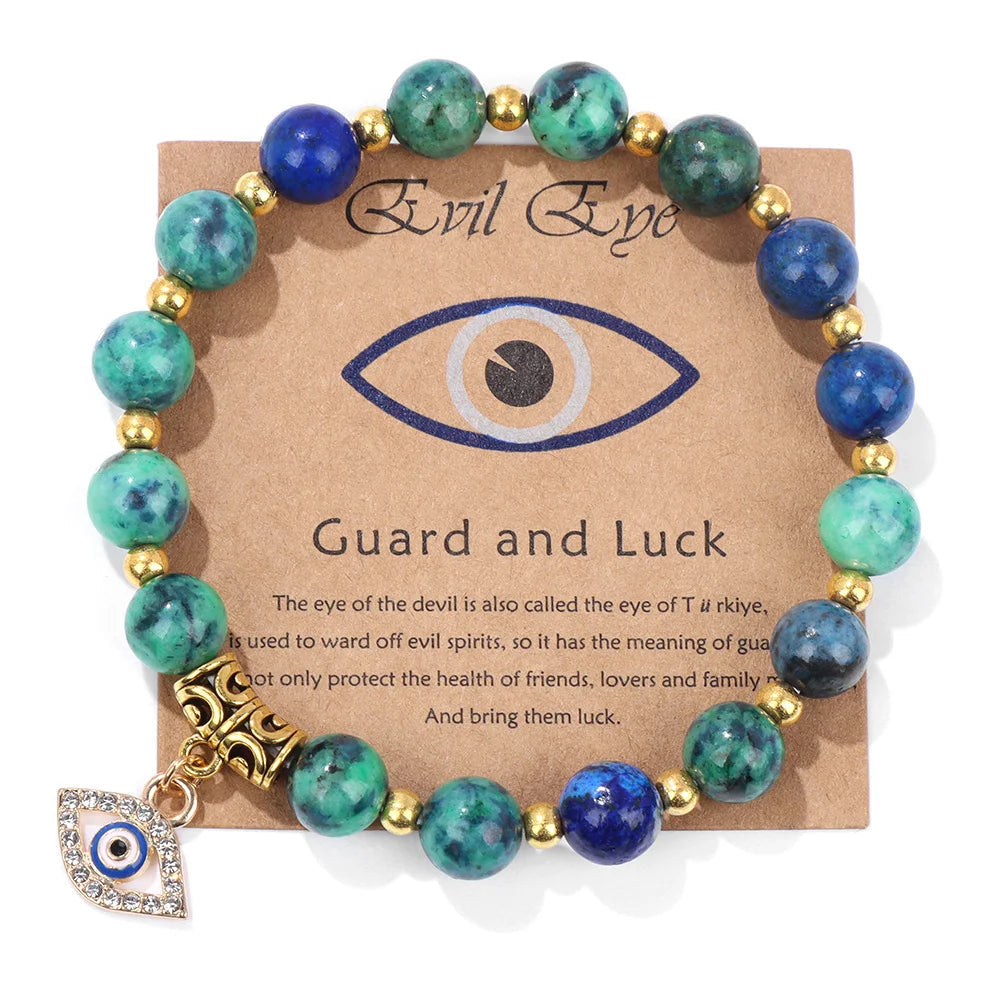 Turkish Evil Eye Pendant Bracelet | Protective Beaded Jewelry for Luck and Safety