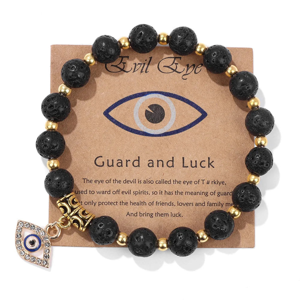 Turkish Evil Eye Pendant Bracelet | Protective Beaded Jewelry for Luck and Safety