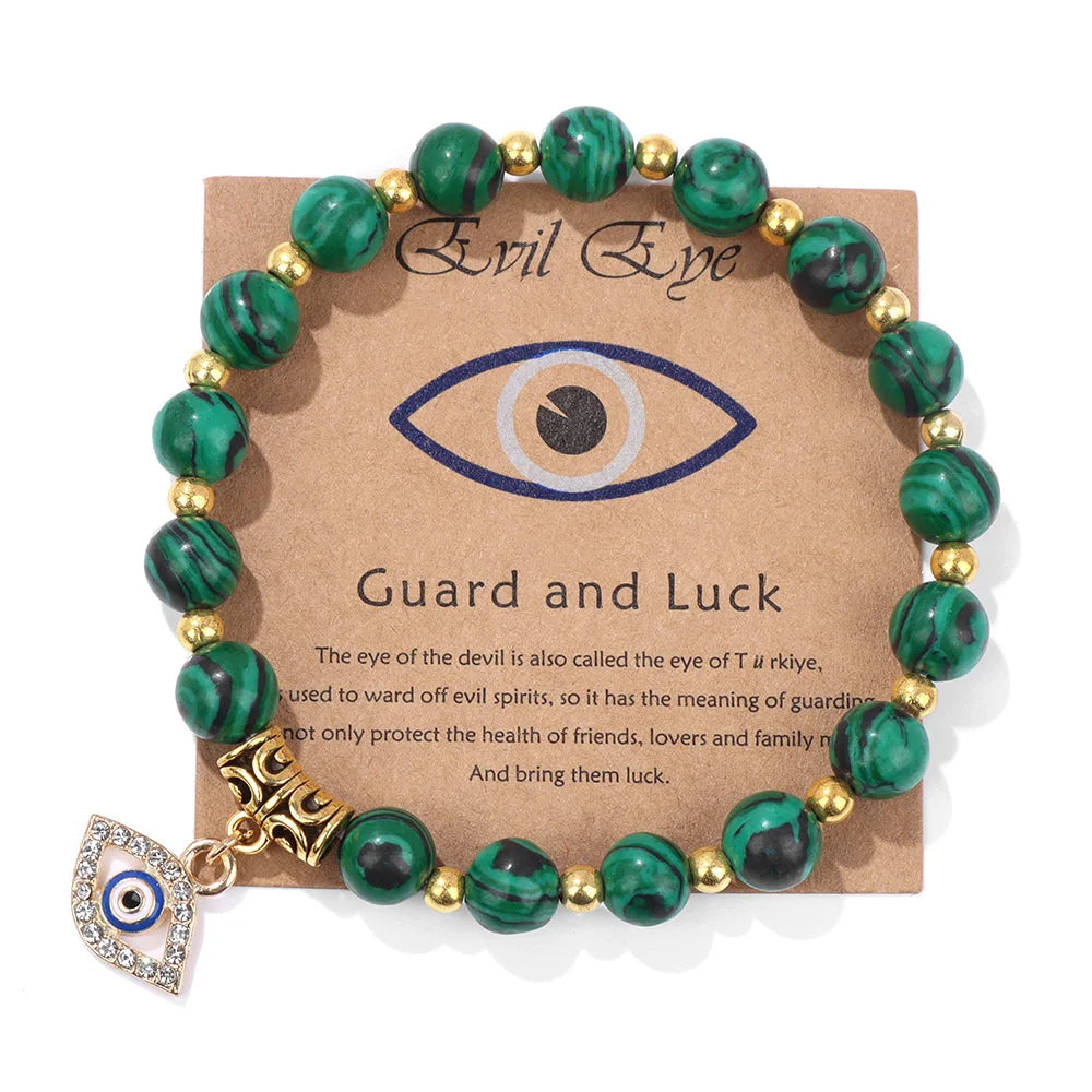 Turkish Evil Eye Pendant Bracelet | Protective Beaded Jewelry for Luck and Safety