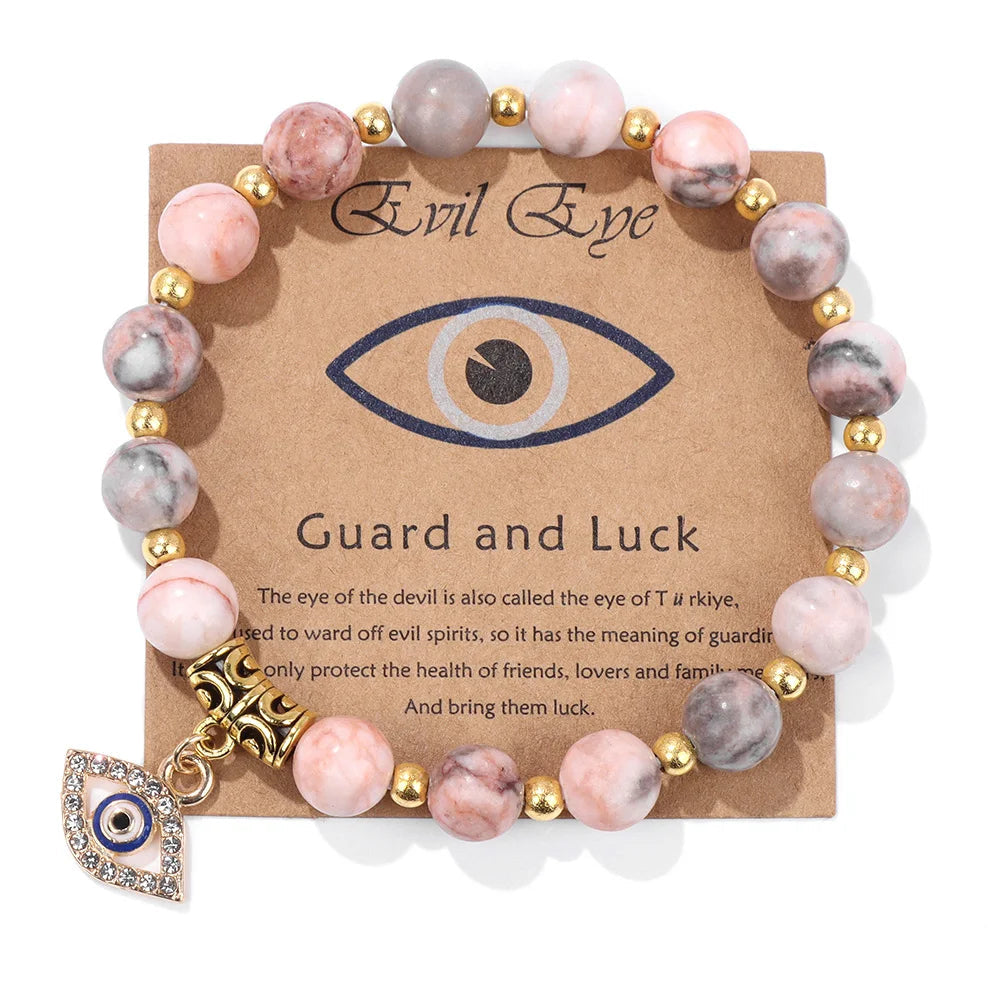 Turkish Evil Eye Pendant Bracelet | Protective Beaded Jewelry for Luck and Safety
