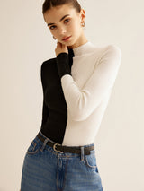 Two-Colored Sweater for Women - Eloise