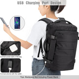 40L AeroPack Water-Resistant Travel Laptop Backpack with USB Charging Port & Anti-Theft Lock – Perfect for Commuting & Outdoor Adventures