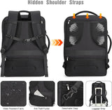 40L AeroPack Water-Resistant Travel Laptop Backpack with USB Charging Port & Anti-Theft Lock – Perfect for Commuting & Outdoor Adventures