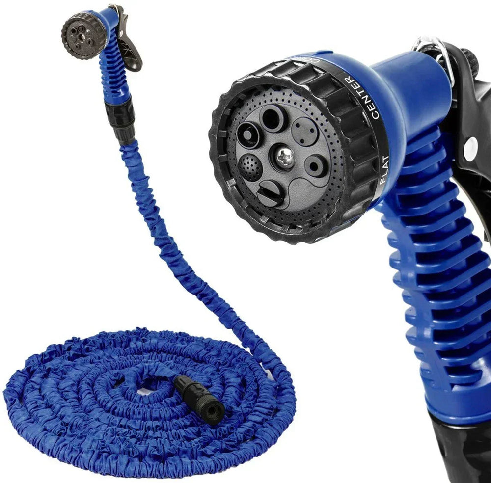FlexaFlow – Retractable Garden Hose with Spray Nozzle