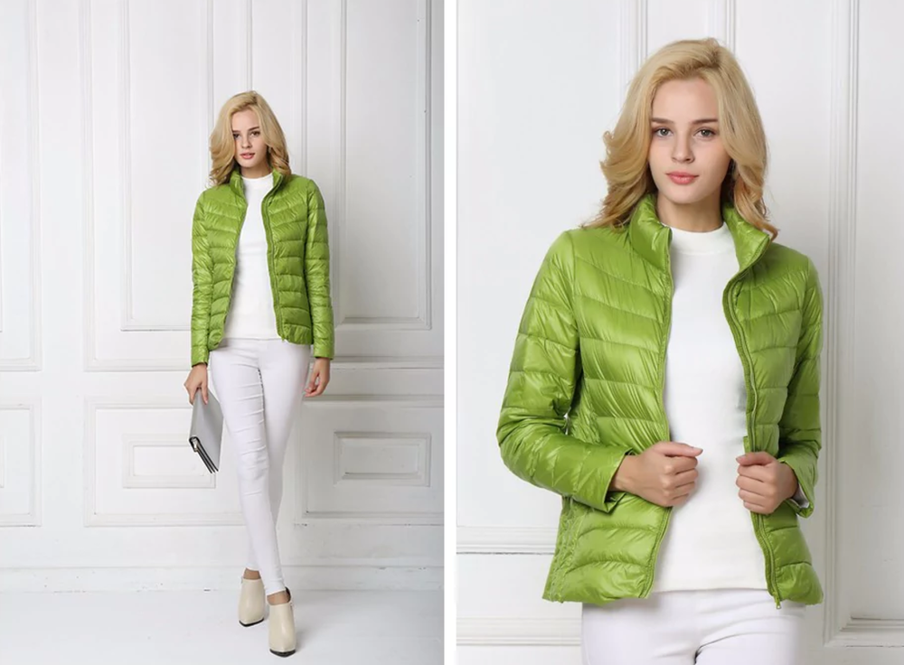 Urban Chic Lightweight Down Jacket – Diana