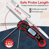 Ultra-Fast Digital Meat Thermometer - GrillGauge | Instant Read Cooking Thermometer for Perfect Grilling & Baking