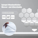 Ultra-Flexible Shatterproof Mirror - Safe, Durable, and Versatile for Home & Office Use