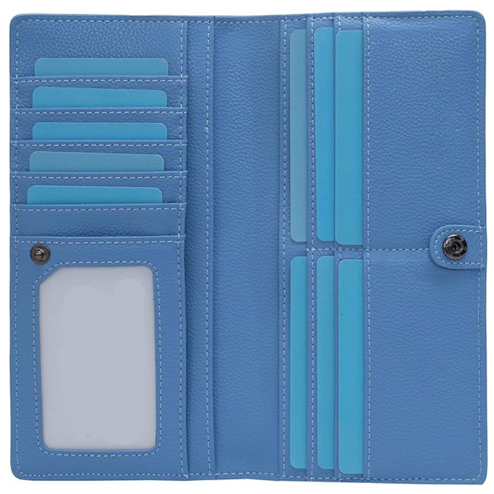 Renée Ultra-Thin RFID Blocking Leather Card Wallet - Stylish & Secure Slim Design