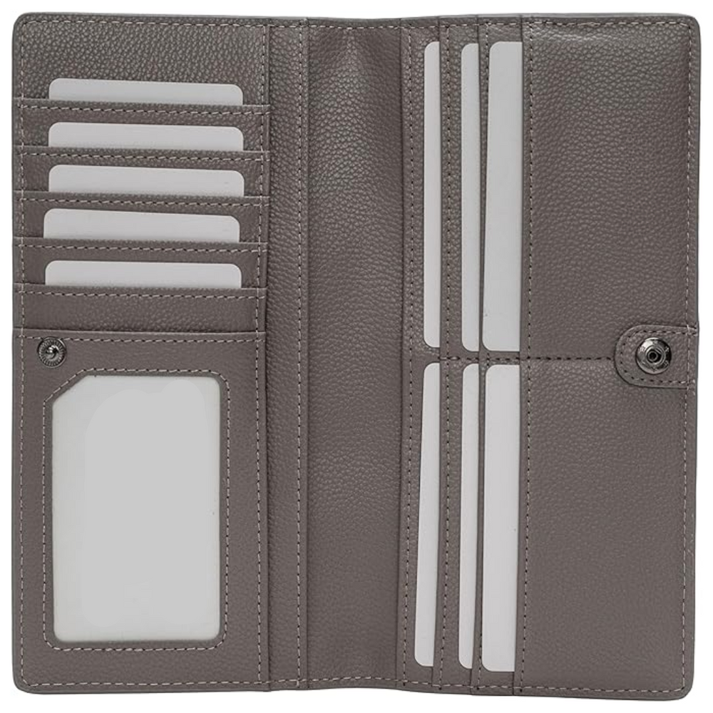 Renée Ultra-Thin RFID Blocking Leather Card Wallet - Stylish & Secure Slim Design