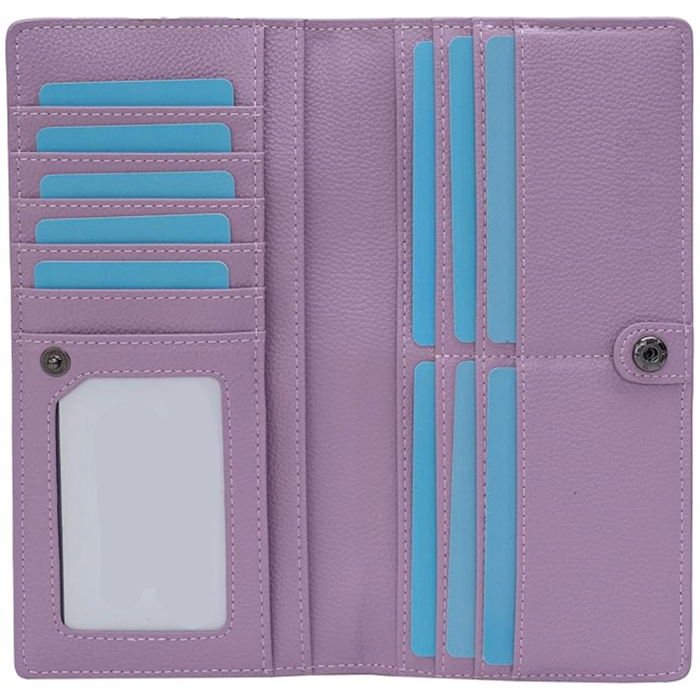 Renée Ultra-Thin RFID Blocking Leather Card Wallet - Stylish & Secure Slim Design