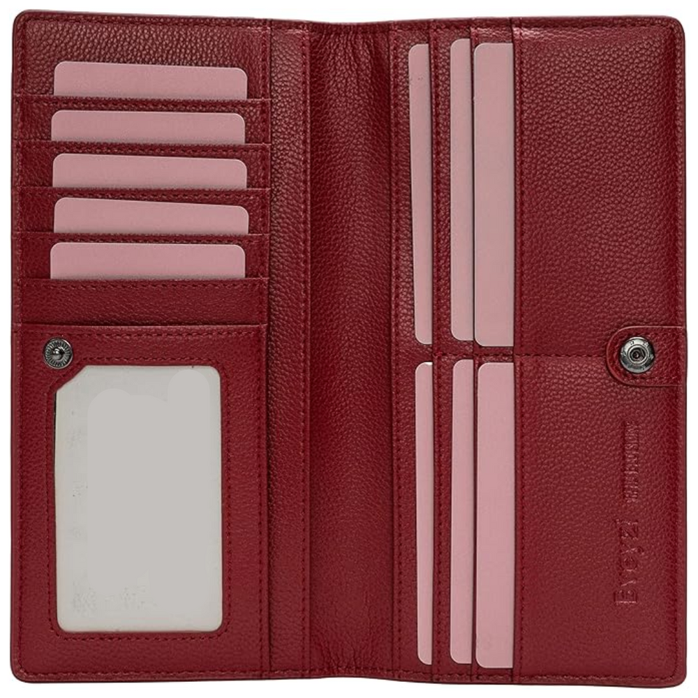 Renée Ultra-Thin RFID Blocking Leather Card Wallet - Stylish & Secure Slim Design