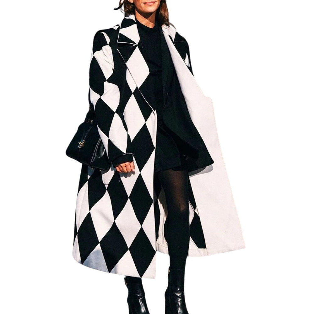 Women's oversized coat, view 3