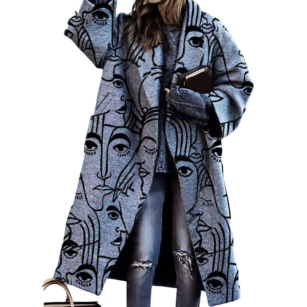 Women's oversized coat, view 4