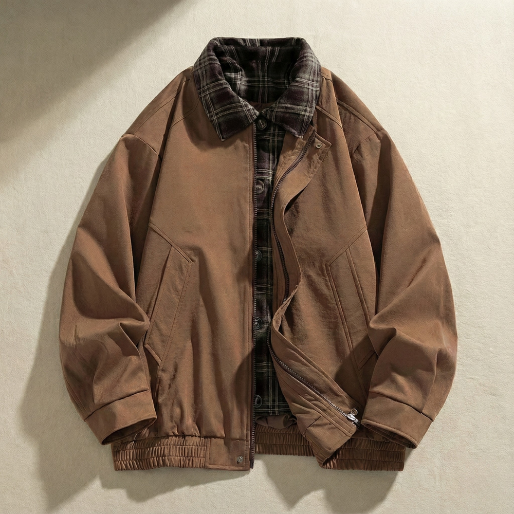 Men's fit-and-flare coat, view 1