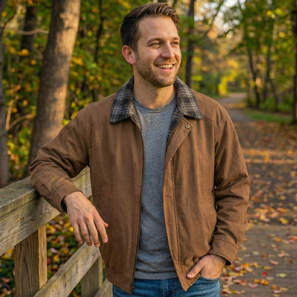Men's fit-and-flare coat, view 2