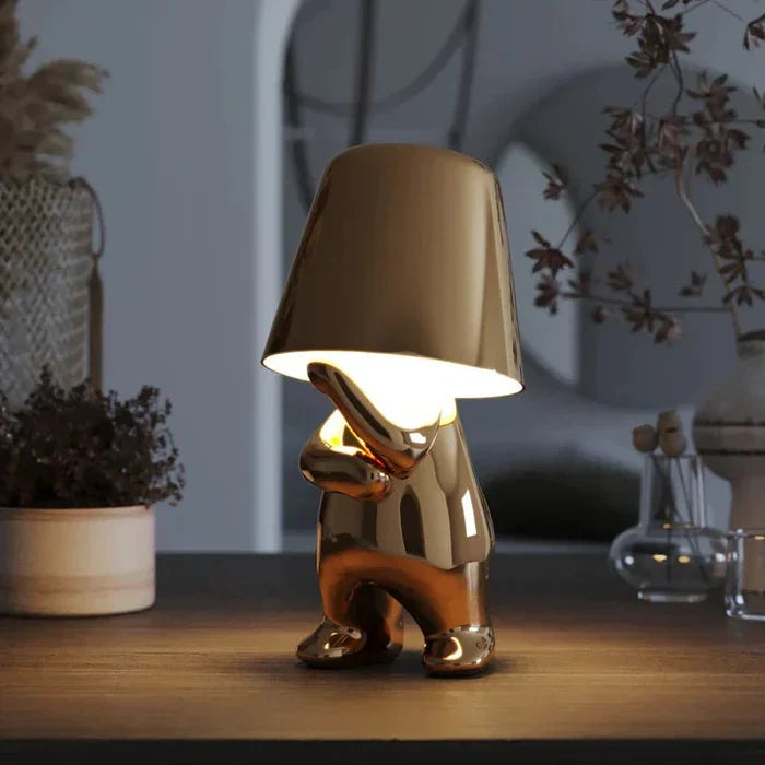 GlowCraft Unique Atmospheric Table Lamp - Stylish Ambient Lighting for Home Decor