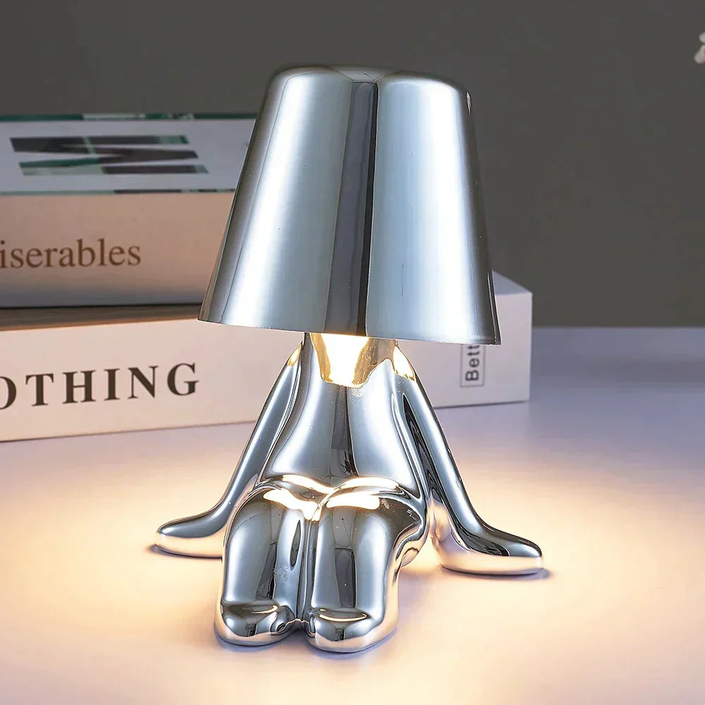 GlowCraft Unique Atmospheric Table Lamp - Stylish Ambient Lighting for Home Decor
