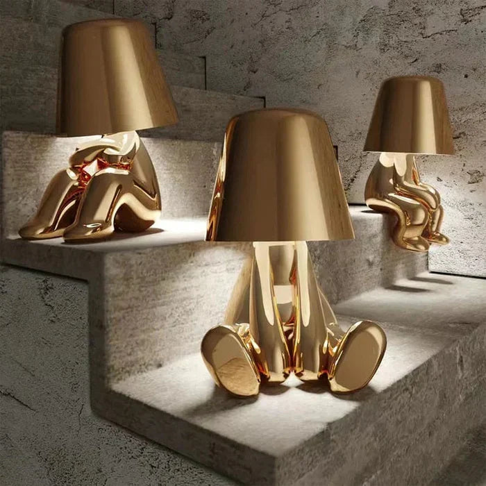 GlowCraft Unique Atmospheric Table Lamp - Stylish Ambient Lighting for Home Decor