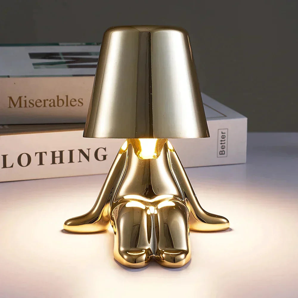 GlowCraft Unique Atmospheric Table Lamp - Stylish Ambient Lighting for Home Decor