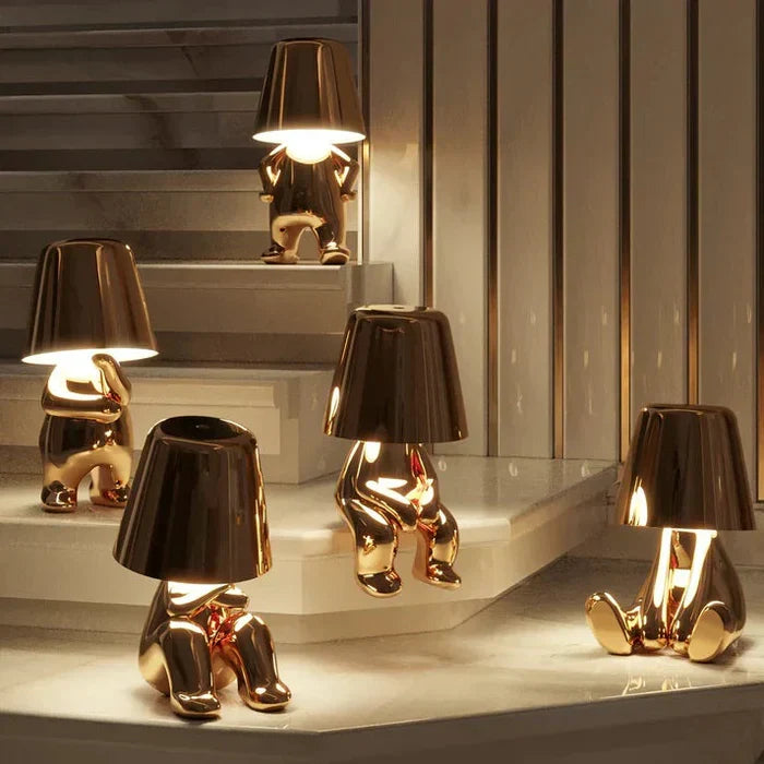 GlowCraft Unique Atmospheric Table Lamp - Stylish Ambient Lighting for Home Decor