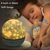 StarryDream Unique Pattern Night Light for Kids - Soothing LED Projector with Starry Sky Design