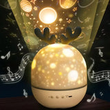 StarryDream Unique Pattern Night Light for Kids - Soothing LED Projector with Starry Sky Design