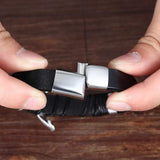 Kalsten | Unisex Eternal Love Knot Leather Bracelet