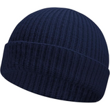 Unisex Robin Knitted Beanie Hat with Low Turn-Up - Warm & Stylish Winter Accessory