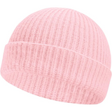 Unisex Robin Knitted Beanie Hat with Low Turn-Up - Warm & Stylish Winter Accessory