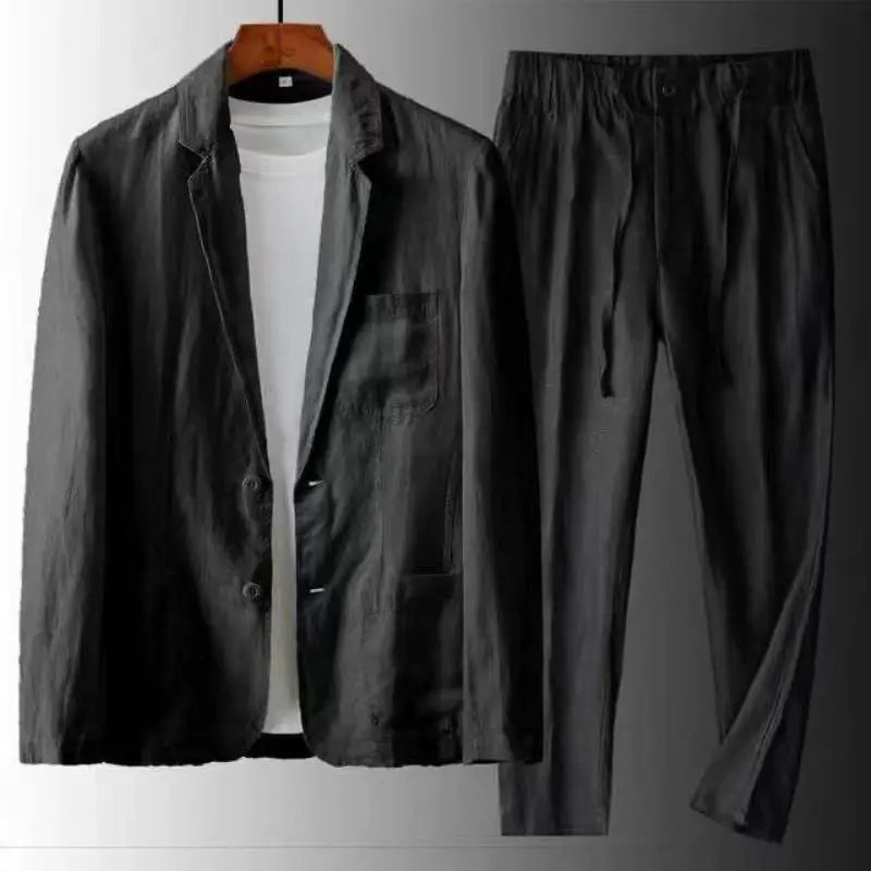 Urban Casual Linen Set for Men - Simon