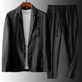 Urban Casual Linen Set for Men - Simon