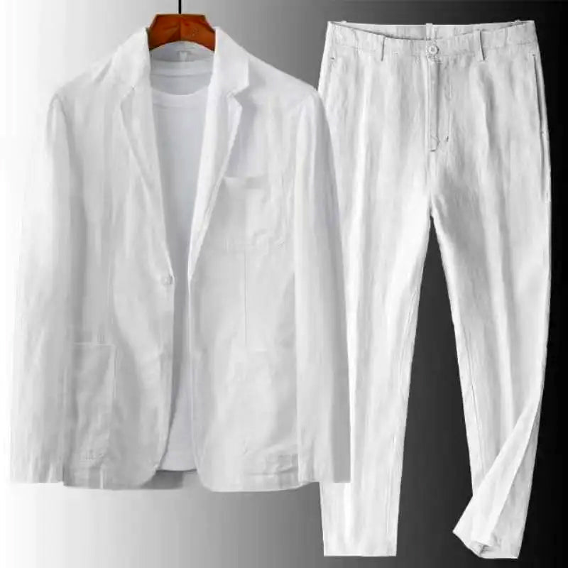Urban Casual Linen Set for Men - Simon
