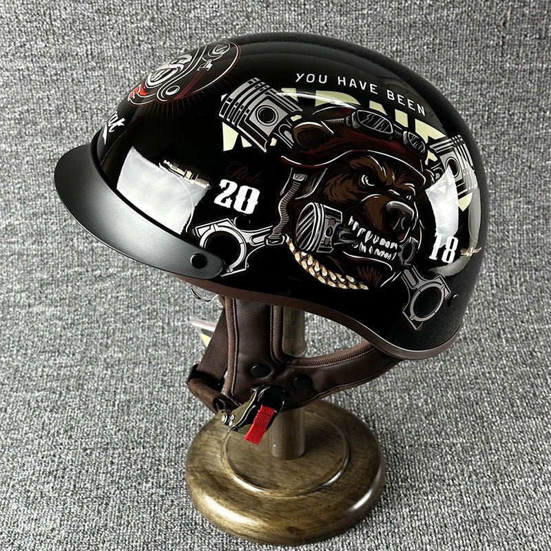 Urban Chopper Helmet - Sleek Minimalist Design for Safety and Style