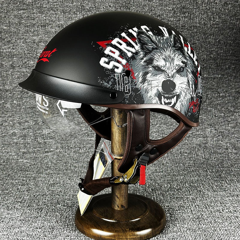 Urban Chopper Helmet - Sleek Minimalist Design for Safety and Style