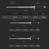 Balance Adjustable Walking Stick with Stable Base Support