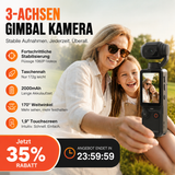 Pocket Action Camera – 1080P, 1.9-Inch Touchscreen & 170° Wide Angle